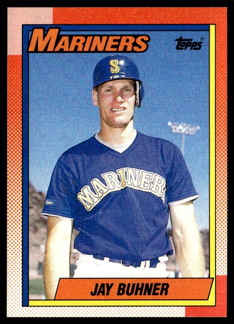 1990 Topps Jay Buhner Seattle Mariners #554