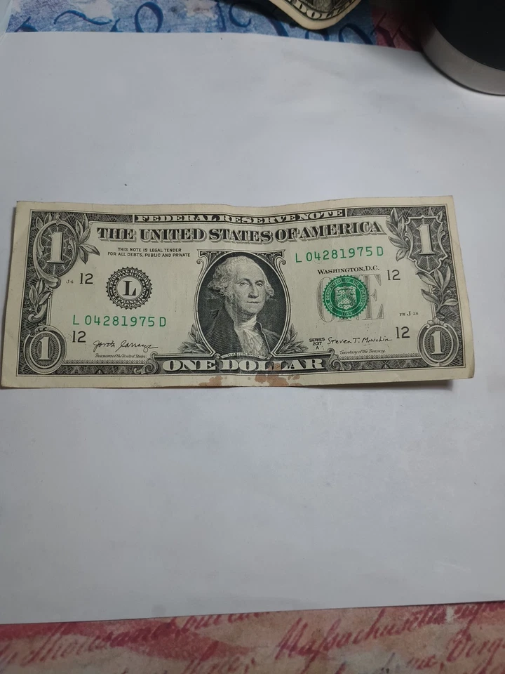 2017A $1 L SAN FRANCISCO L-D BLOCK TRUE BIRTHDAY APRIL 28 1975 (L04281975D) - Image 4 of 4