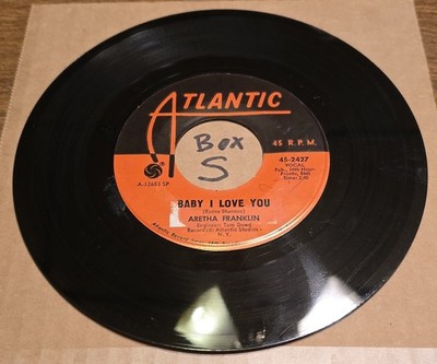 ARETHA FRANKLIN: Baby I Love You/Going Down Slow - VG+ | 1967 R&B & Soul 45