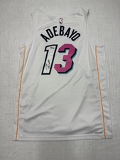 Bam Adebayo Signed Miami Heat Nike NBA Autographed Swingman City Jersey Auto BAS