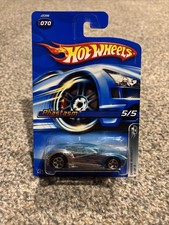 2006 Hot Wheels #70 Chrome Burnez 5/5 Phastasm Silver/blue Variant 5spk Wheel