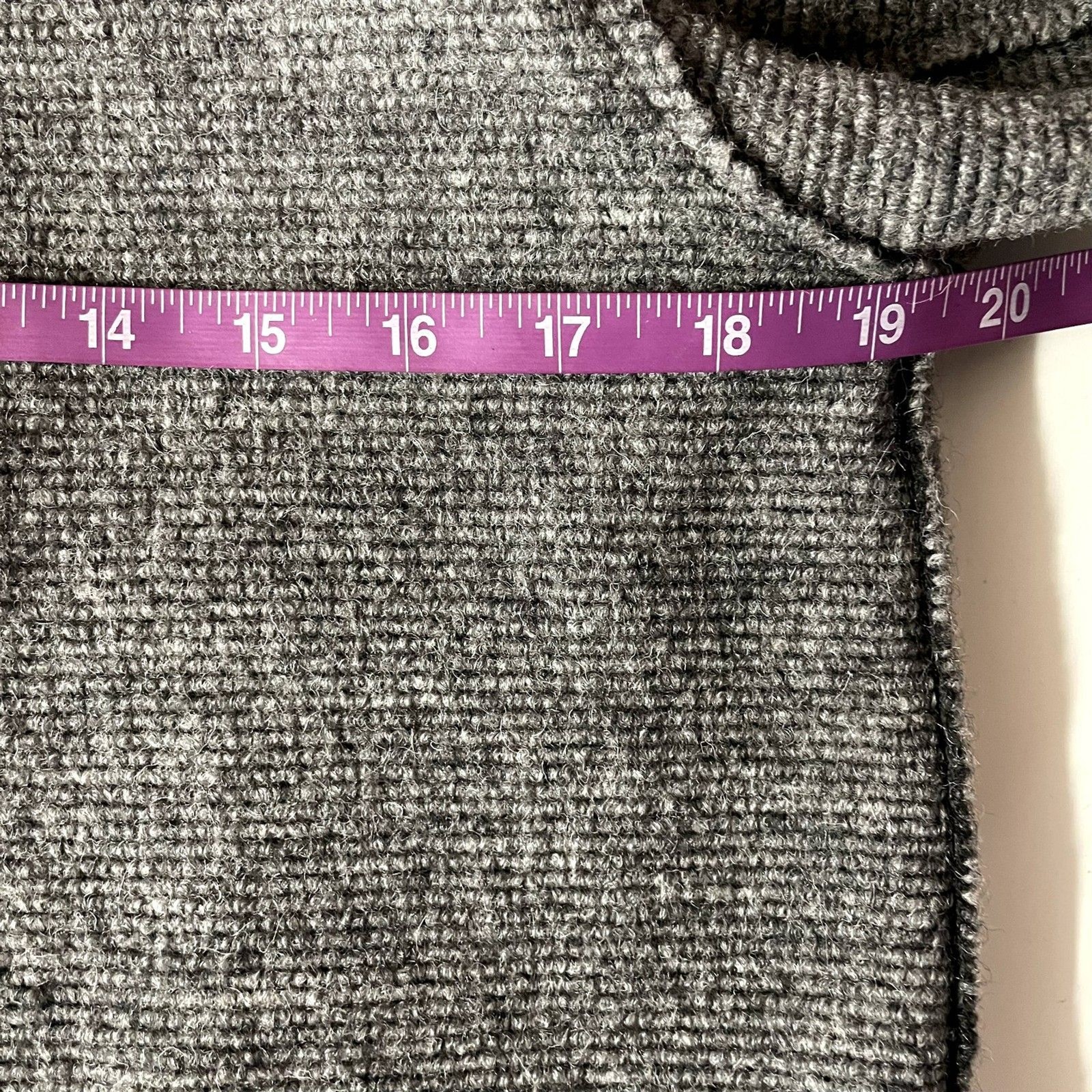 Zara Gray Wool Blend Button Front Jacket Size S G… - image 6