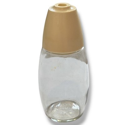 VTG MCM Gemco Glass Sugar Shaker Dispenser Almond Top USA Westinghouse #18 B-4