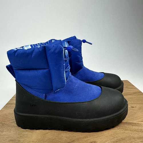 Stivali invernali donna UGG classici maxi toggle blu nuovi $180 taglia 6 M