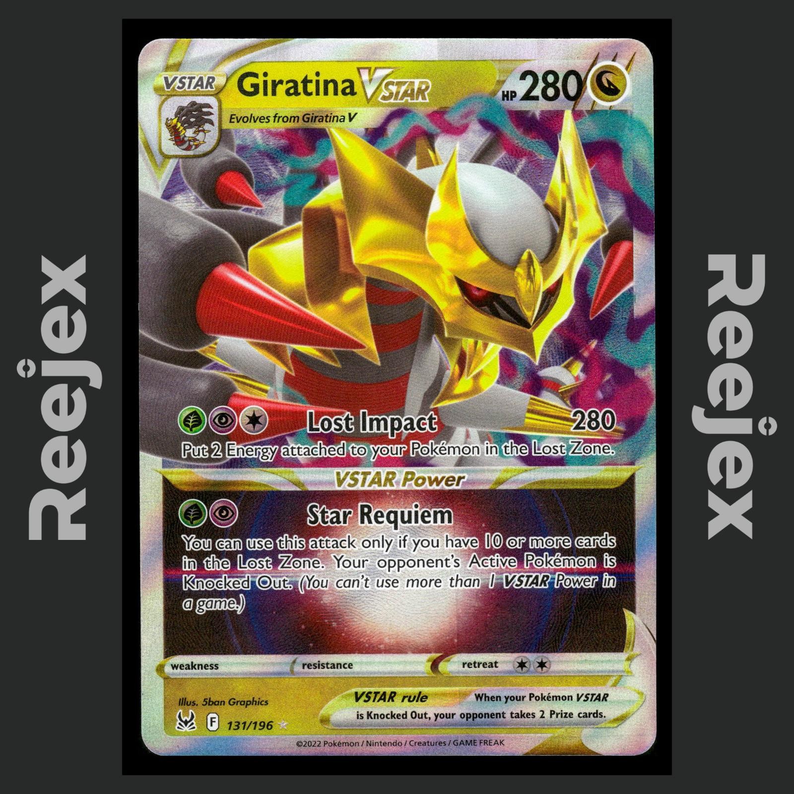 Giratina VSTAR - 131/196 - Ultra Rare - Lost Origin - Pokemon Card - NM/M