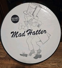Sears And Roebuck Vintage Mad Hatter Hat Box
