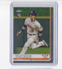 KYLE TUCKER 2019 TOPPS CHROME BASEBALL ROOKIE CARD-THIS SLUGGER SHIPS FREE!. rookie card picture