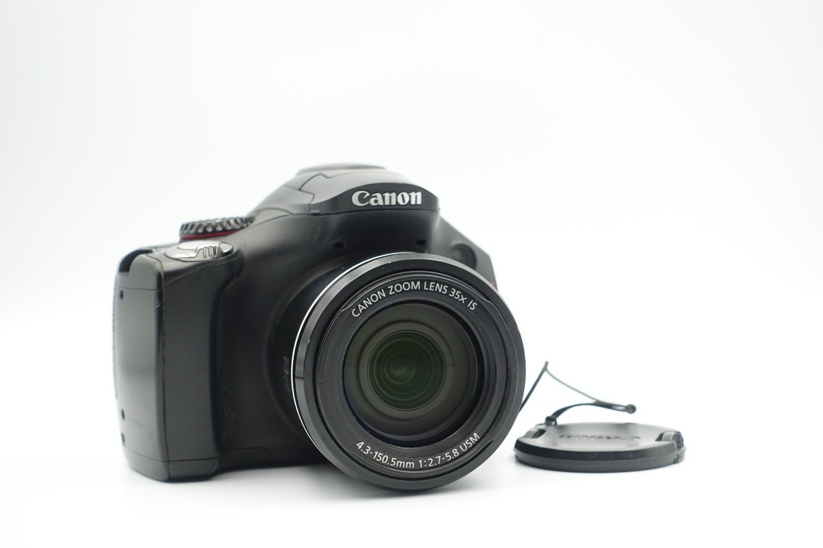 Canon PowerShot SX40 HS Digital Camera with 2x Battery + Charger