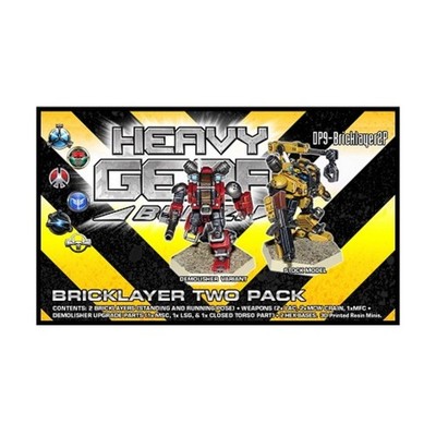 DP9 Heavy Gear Blitz! Northern Guard Bricklayer Two Pack Pack New