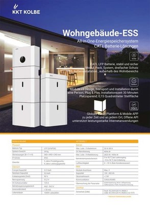 10 kwp Hybrid Photovoltaikanlage Komplettpaket mit Speicher 20 kwp- 3 Phasen