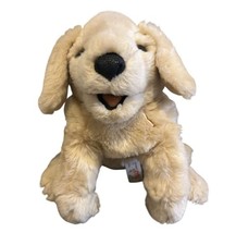 Folkmanis Golden Retriever Dog Hand Puppet Plush 15" Soft Fur Interactive Toy Fo
