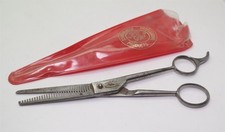 Vtg Pearlduck Dubl Duck Hair Cutting Scissors Carbon Steel 30-S thinning Germany