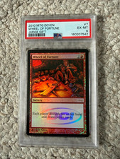 Magic The Gathering MTG Judge Foil Promo Wheel of Fortune EX/MT PSA 6