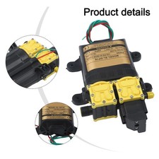 Motore Pompa Acqua Agricola 12V con Robusto Design Dual Core per Spruzzatura