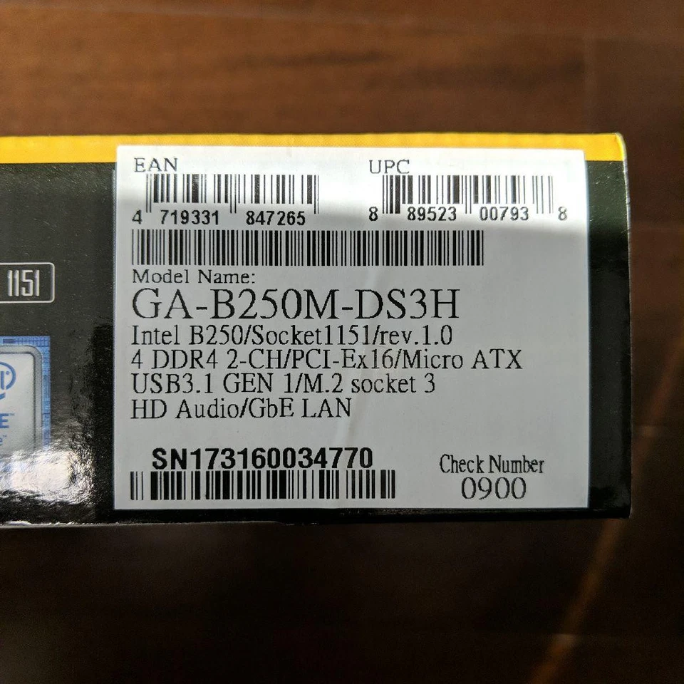 GIGABYTE GA-B250M-DS3H - Imagen 2 de 2