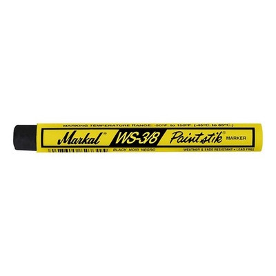 MARKAL 82423 Paint Marker,3/8 In.,Black,PK12 23YU11