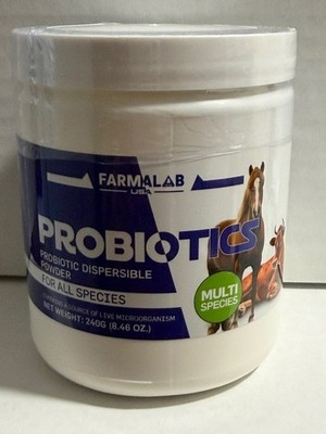 FARMALAB PROBIOTICS powder for HORSES-PIGS-COW-GOAT-DOG -CAT and more-240 GRAMS