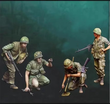 1/35 Vietnam War US Soldiers Resin Figures – Mine Detector & Recon Team