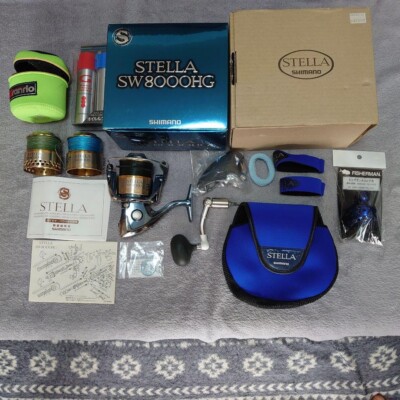 Shimano 01 Stella Sw8000Hg Power Handle Custom Multiple Spool Set