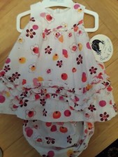 SALE NEW GIRLS SARAH LOUISE DRESS & PANT SET SIZE 3 MONTHS STYLE 6397