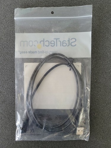 StarTech USBAUB3BK 3 ft Mobile Charge Sync USB to Slim Micro USB Cable - Black - Picture 2 of 2