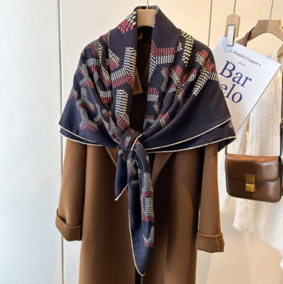 three-dimensional geometric printed scarf shawl 53 ''