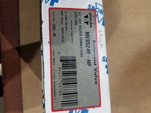 Sporlan ME9S240-HP Solenoid Valve