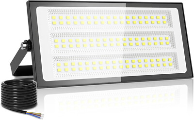 100W LED Flood Light, Powerful 10000LM, 5700K Daylight, Outdoor Security Light