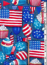 Celebrate the Fourth of July by David Textiles bty