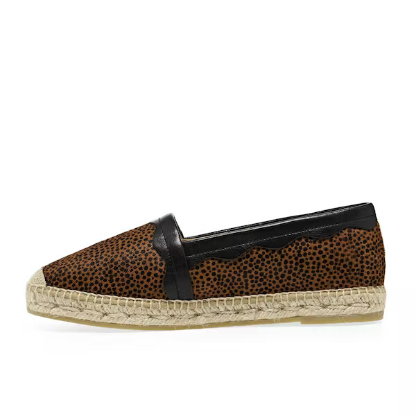 KANNA LADIES WOMENS PONY K2521 COGNAC SPOTTED SLIP ON TRAINERS SIZE 5 6 7 NEW