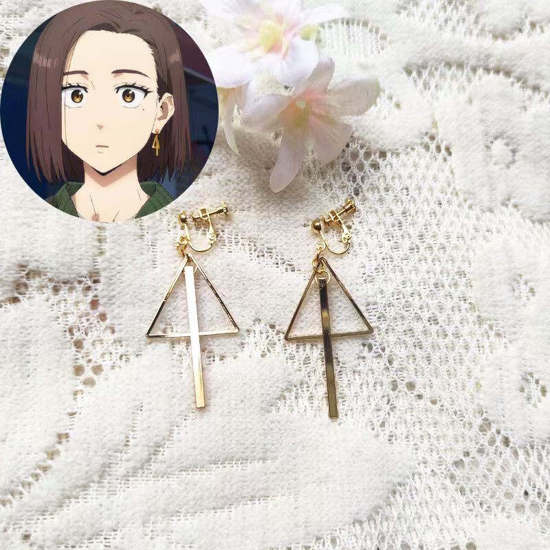 Anime ROMPEVIENTOS Juegos con disfraces Pendiente Mujer Clip de oreja Pendientes Joyería Colgante Regalo