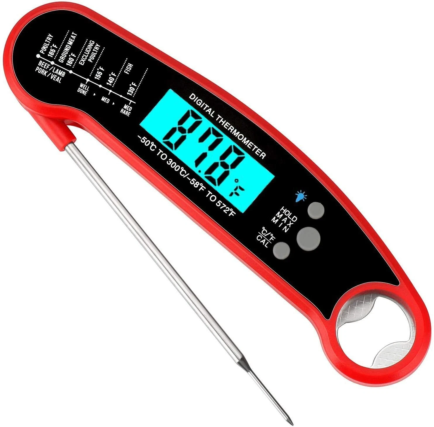 Digital Meat Thermometer Instant Read Waterproof Food Thermometer BBQ Thermomete
Opens in a new wind