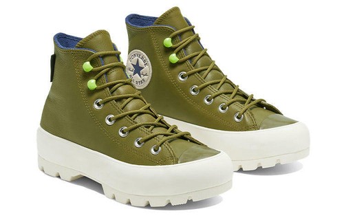 green lugged converse