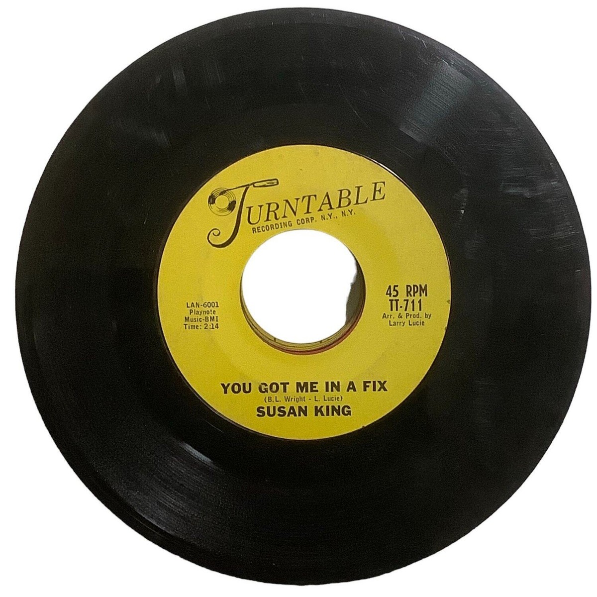 EDC サタンキング　rhythm Susan King – Drum Rhythm / You Got Me In A Fix, 1965 Turntable