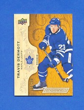 2018 UPPER DECK ENGRAINED HOCKEY TRAVIS DERMOTT /299 maple leafs rookie RC