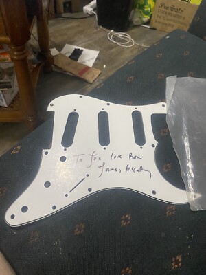 James McCartney Signed Pickkguard