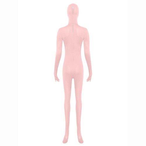 Unisex Women Men Jumpsuit Dance Bodysuit Gymnastics Leotard Stretch Hooded Suit - Picture 24 of 111