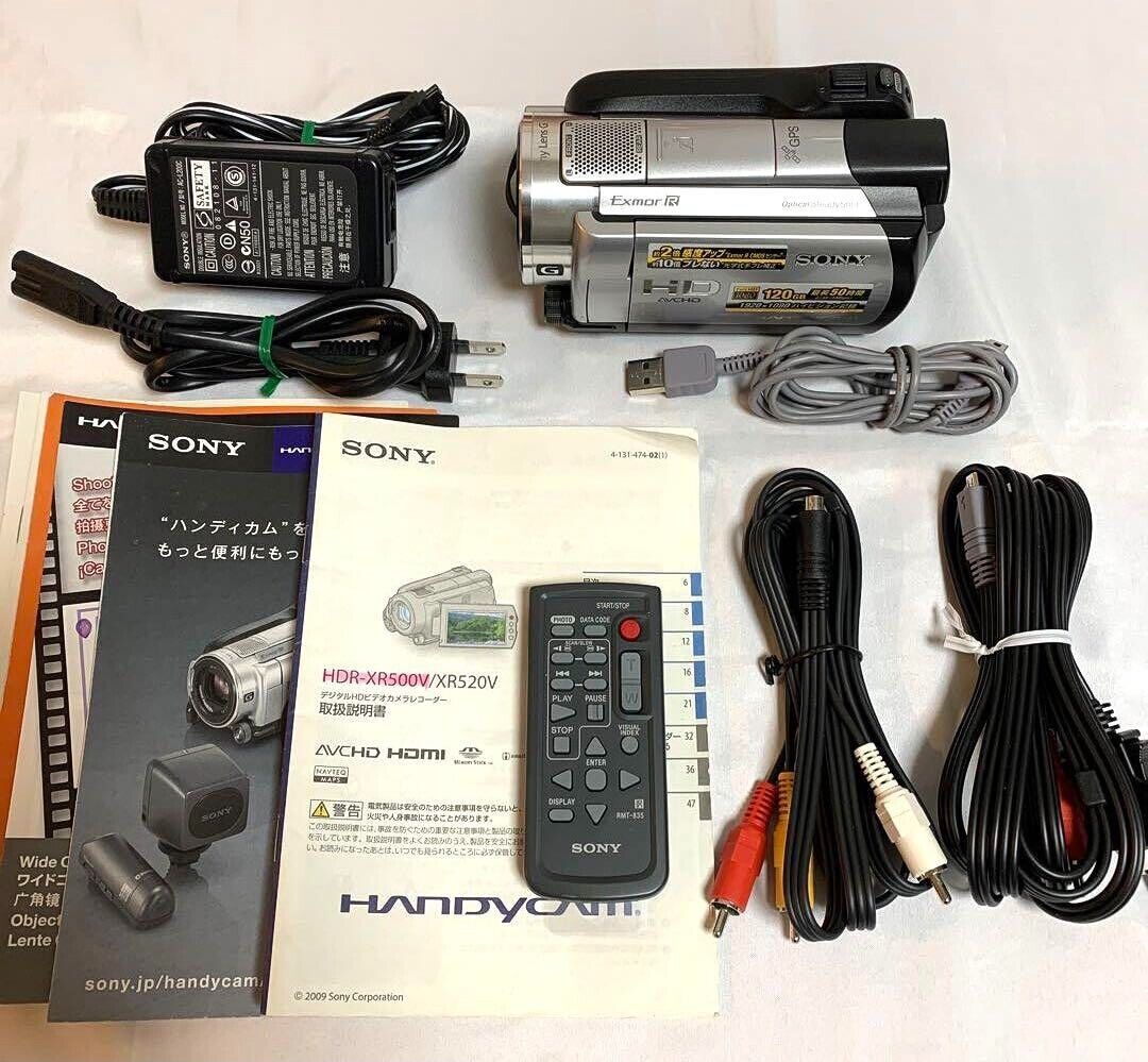 Sony HDR-XR500V Handycam HD Camcorder High Definition 120GB Sony HDR-XR500V Handycam HD Camcorder High Definition 120GB