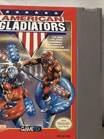 American Gladiators NES Nintendo  Entertainment 1993 Tested Authentic CART ONLY