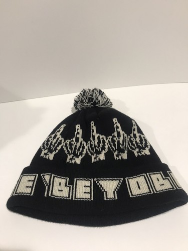 obey propaganda pom beanie | eBay