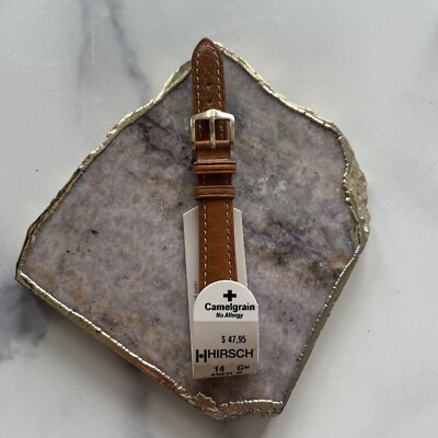 Hirsch Camelgrain No Allergy 14mm watch band straps Bargains Deals Sales Buys