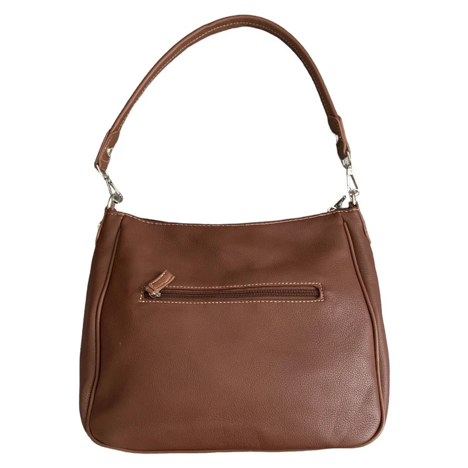 Brown Hand Bag With Detachable Shoulder Strap Designer Bag David Jones - Image 3 of 4