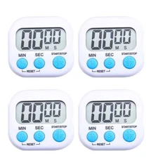 1-4 pcs Digital Kitchen Timer The compact and lightweight body is easy to carry