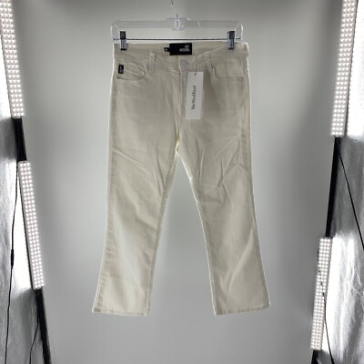 LOVE MOSCHINO COTTON ELASTANE WHITE POCKETS JEANS SIZE 27
