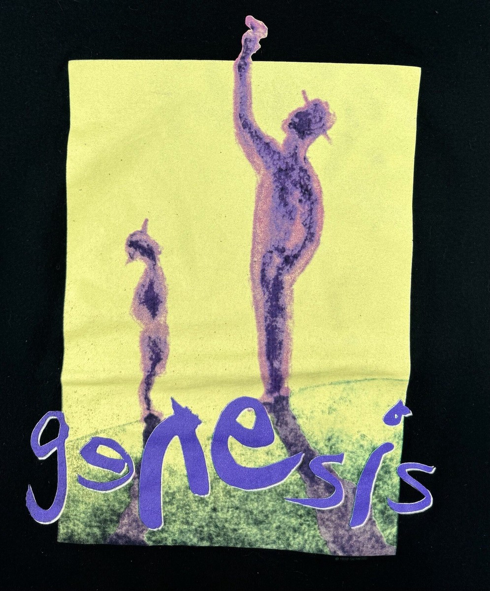 genesis tour 1992 Tシャツ Vintage Genesis Merch T-shirt 1992 Tour Double Side - Etsy