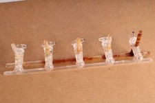 Chemglass Vacuum/Inert Manifold, 5 Ports, 450mm Overall Width CG-4440-03 - Fair