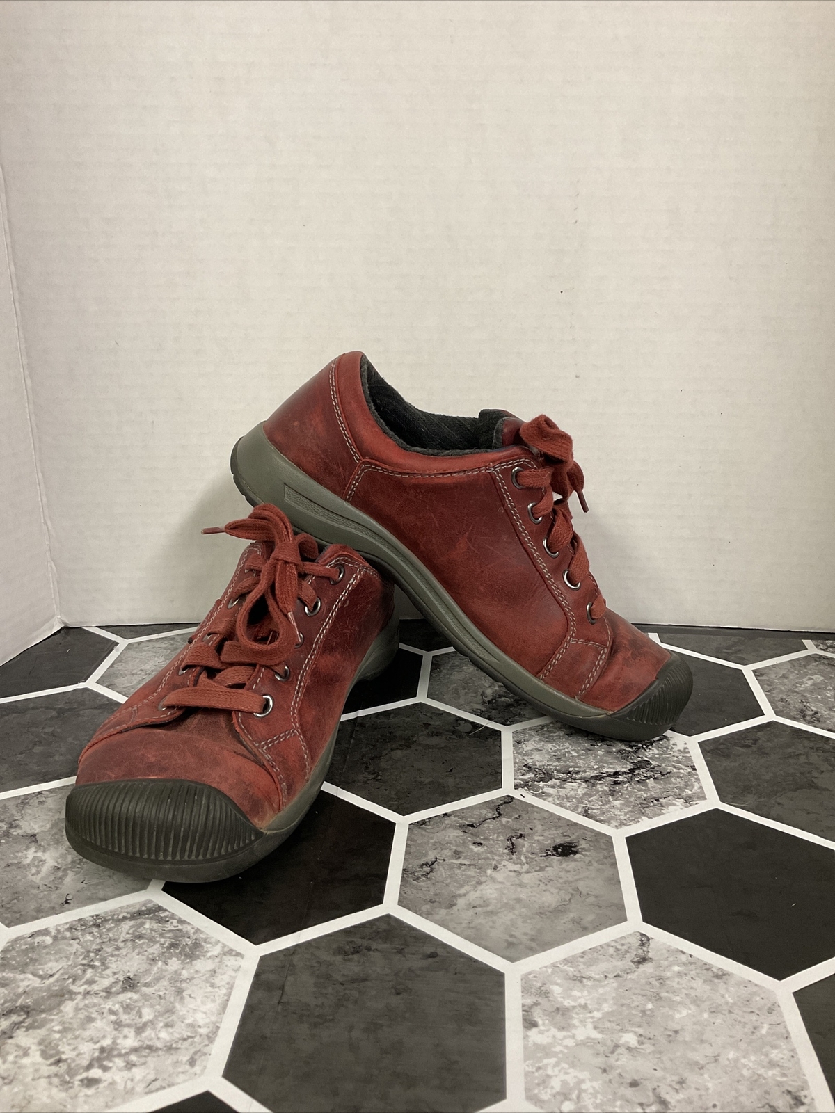 Scarpe Keen donna 6 5 bordeaux escursionismo campeggio