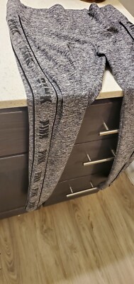 Legging Yoga Victoria's Secret Pink - Taille S/M - Noir Et Gris - Occasion Très Bon état