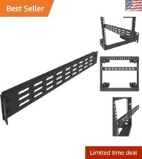 Durable 1U Vented Blank Panel for 19-Inch Server Racks - Effortless Assembly