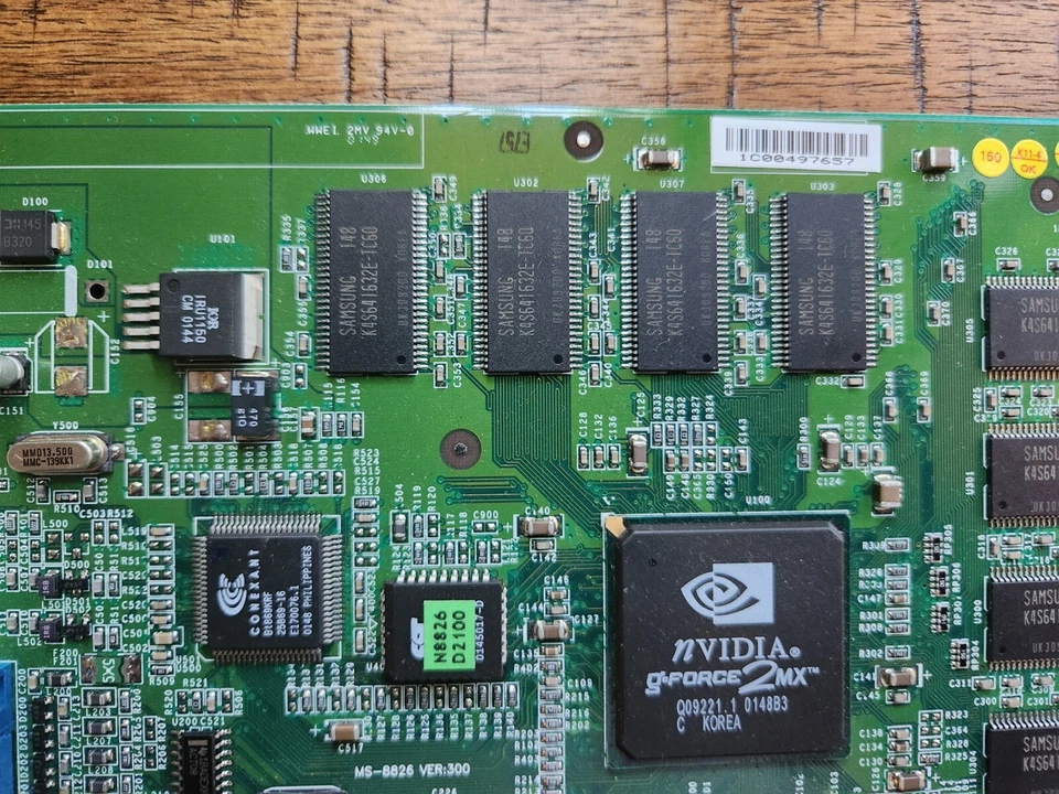 nVIDIA g-Force2MX - 64MB - AGP Video Card - Model: MS-8826 VER:300 - Image 3 of 4